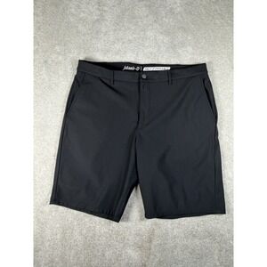 Johnnie-O Shorts Prep-formance Mens 36 Golf Chino Black 9"  Nwot